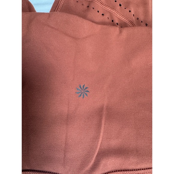 Athleta 7/8 Leggings 1X Women's Burnt Orange Tight NWOT High Waist Yoga Workout - Picture 2 of 4